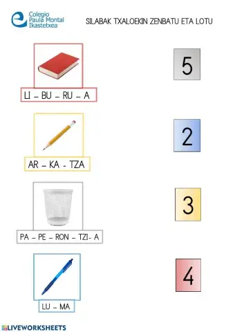 Silabak txaloen bidez lotu