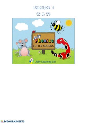 Phonics group 1 (SAT)