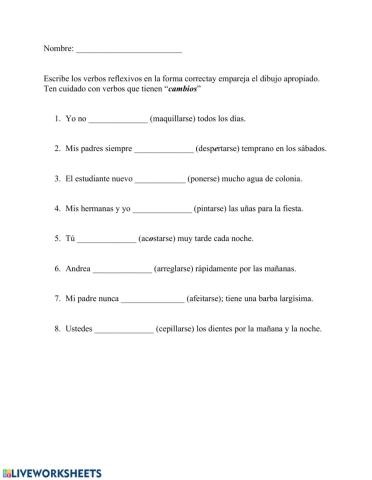 Los Verbos Reflexivos