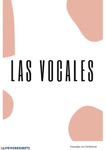 Las vocales