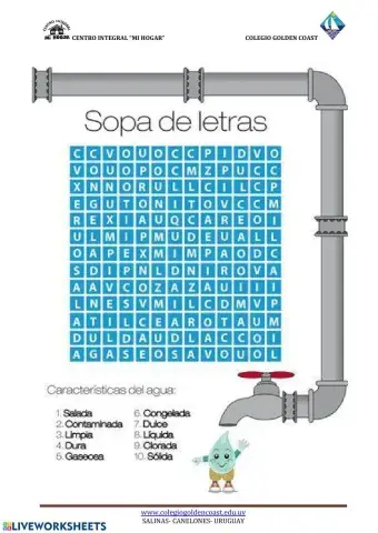 SOPA DE LETRAS DE CUARTO