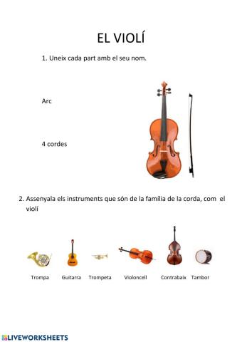 Ficha Violín