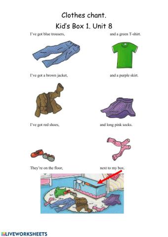 Kid's Box 1. Clothes chant