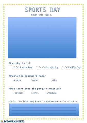 Sports Day with Jasper