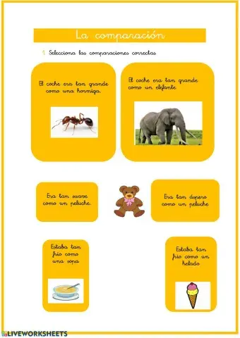 La comparación