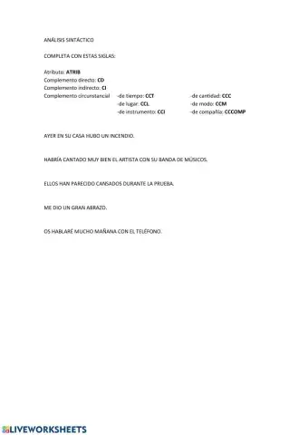 Análisis sintáctico