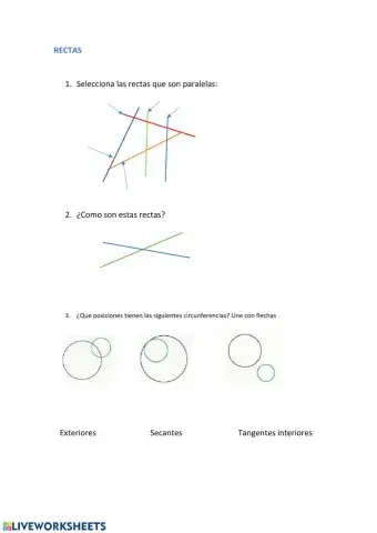 Rectas y  circunferencias