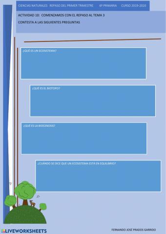 10 repaso naturales Ecosistemas