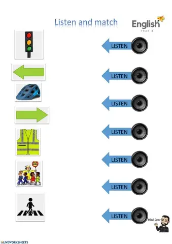 Listen and match Unit 2 II