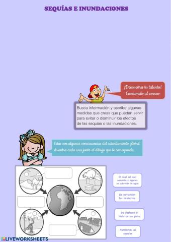 Sequías e inundaciones