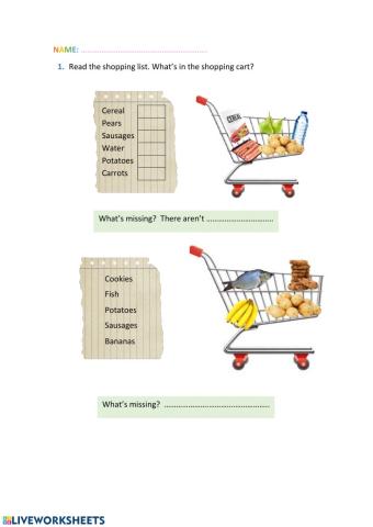 Vocabulary food PART 2