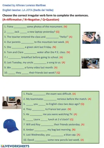 Irregular verbs 2