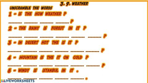 3.9.Weather Quiz
