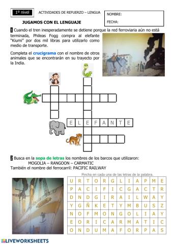 Pasatiempos lenguaje Fogg