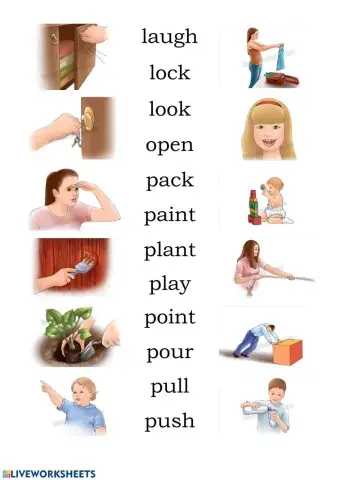 Verbs with pictures