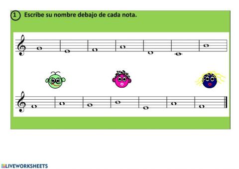 Notas Do Re Mi FA SOL LA SI