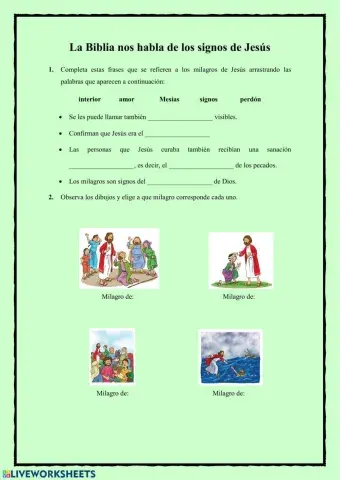 Los signos de Jesús 6º