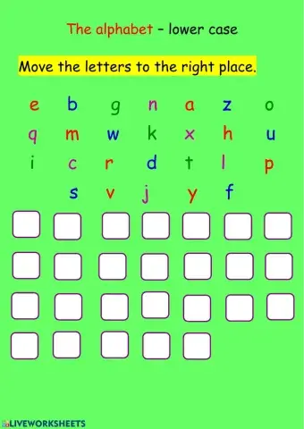 Alphabet sort lower case