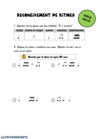 Reconeixement de ritmes CM