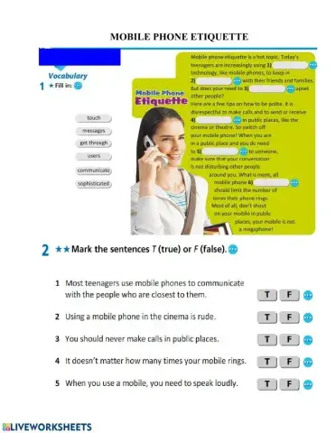 Mobile Phone Etiquette