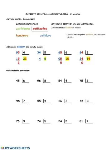 ZATIKETAK Hastapena II