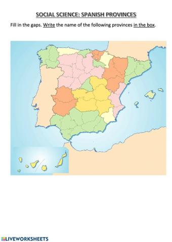 02.SOCIAL SCIENCE.SPANISH PROVINCES