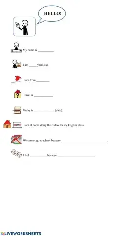 Presentación en inglés