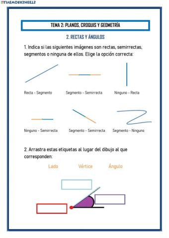 Rectas y ángulos