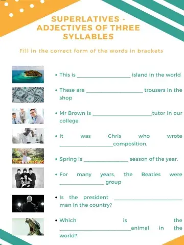 Superlatives - The most