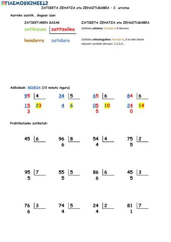ZATIKETAK Hastapena II (bis)