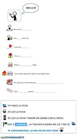 Presentación en inglés