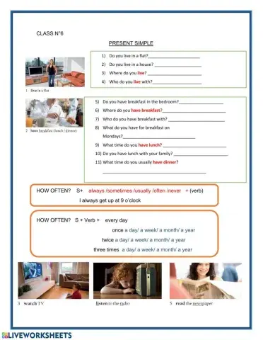 English file Present Simple