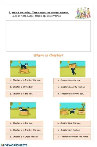 Prepositions - Extra 3rd Form