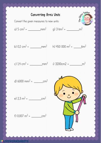 Converting Area Units