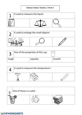 Properties of Matter Quiz