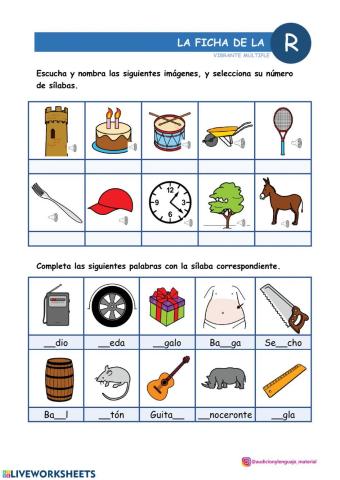 Ficha de la r vibrante múltiple