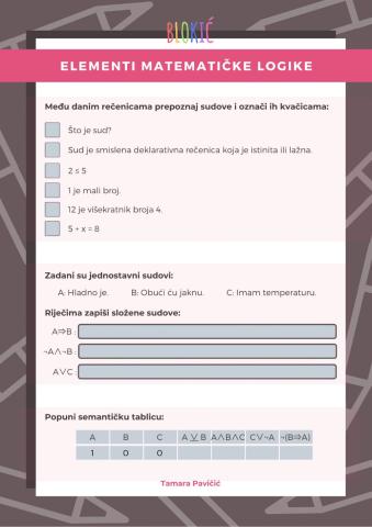 Elementi matematičke logike