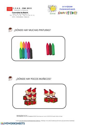 Conceptos básicos muchos-pocos