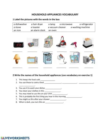 ESL Huosehold appliances