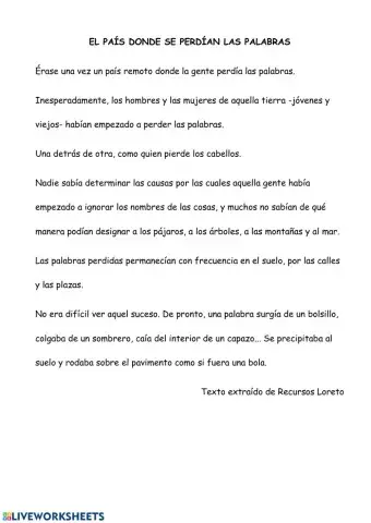 Comprensión lectora