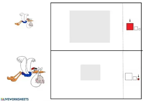 Tamaño Grande - Pequeño Dumbo