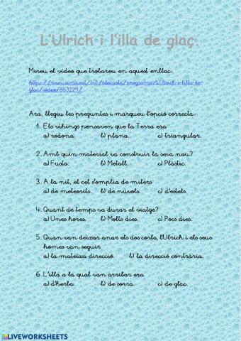 L'Ulrich i l'illa de glaç