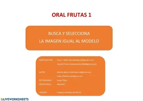 Oral  frutas 1