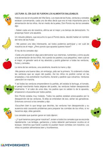 El día que se fueron los alimentos saludables.