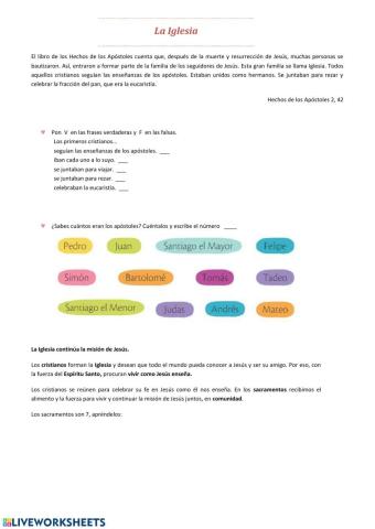 Primeros cristianos y Sacramentos