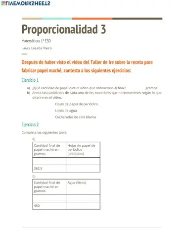 Proporcionalidad 3