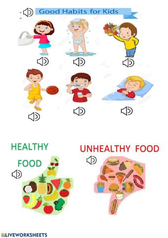 HEALTHY HABTIS AND FOOD 