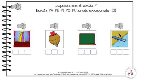 Jugamos con el sonido P 21