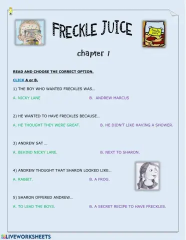 Freckle Juice chapter 1