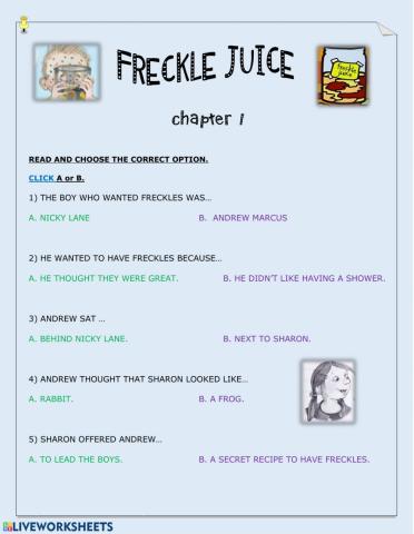Freckle Juice chapter 1